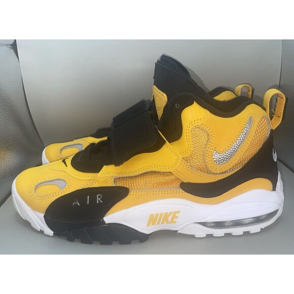 2018 Nike Air Max Speed Turf Steelers Mens 9.5 Black Yellow BV1165-700 NFL - Picture 1 of 15